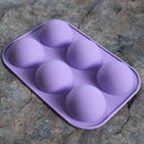 5 cm Dia Half Ball Sphere Chocolate Cake Muffin Pastry Jelly Mold Tray T7E6