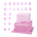 40pcs/set Alphabet Letter Number Fondant Cake Mold Biscuit Baking Mould Newly