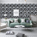 Retro Floor Tiles Wall Stickers Self-adhesive Decals for Kitchen (MSC066) Newly