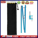 Portable Camping Pole Lamp Stand Folding Picnic Hanger Light Bracket Holder