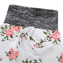 Kids Long Sleeve Floral Hoodie Pants 2pcs Cotton Clothing Set (Printed 2-3Y-2546