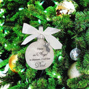 Angel In Heaven Family Pendant Feather Ball Memorial Ornament Hanging Ornaments