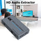 E12A 4K HDMI-compatible 2.0 Splitter 1 In 2 Out with SPDIF + 3.5mm Audio Ex