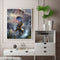 Flag Eagle Oil Paint By Numbers Kit DIY Acrylic Painting on Canvas Frameles