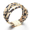 Wristband Magnetic Clasp Bracelet Bracelets & Bangles Leopard Leather Bangle