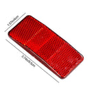 Bike Rack Reflector Warning Reflector Bike Reflective Board Bicycle Accessories