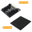 4pin+6pin ATX Power Supply Breakout Board Adapter for Mining PC Connector Newly