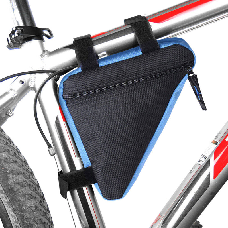 Mountain Bike Triangle Pouch Front Tube Frame Storage Pouch Purse Saddle Bag