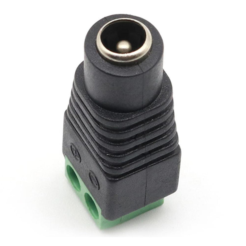 20pcs 10 Male+10 Female DC Power Connector Adapter 2.1x5.5mm Plug for CCTV