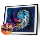 5D DIY Shoal of fish Special Shape Diamond Painting Rhinestone Picture
