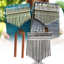 17-Key Kalimba Thumb Piano Steel Key+Wood Bridge+Screws Musical Instrument Part