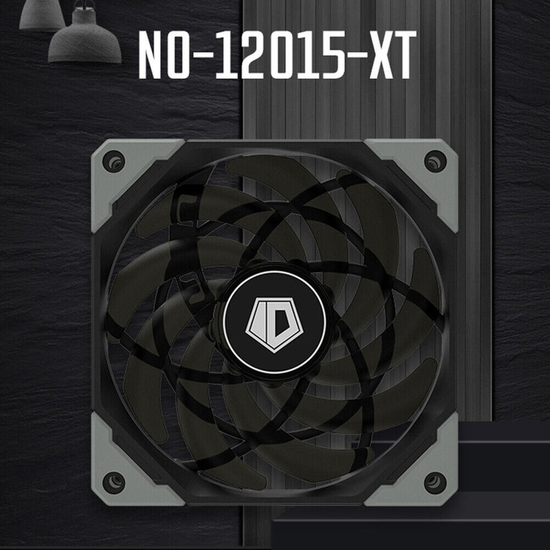 ID-COOLING 120mm Computer Case Cooling Fan PWM Silent Quiet Chassis PC Cooler