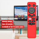 Silicone Remote Control Protective Case for REALME 32/43 in TV (Red)
