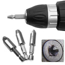 5pcs Damaged Screw Extractor Drill Bit Set Broken Bolt Remover + Drill Chuck