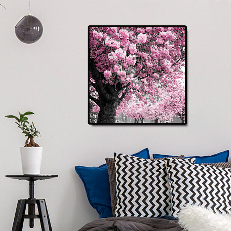 5D DIY Diamond Painting Cherry Tree Full Round Drill Embroidery Needlework