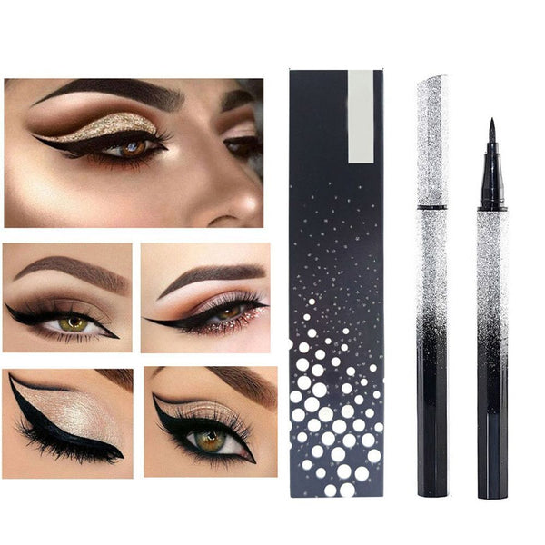 Eye Cosmetics 5D Smooth Black Eyeliner Soft Brush Head Liquid Eyeliner Pencil