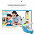 Stapleless Stapler Paper Portable School Office Supply 4 Staple-Free ABS B5Q4