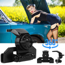 EM-81 Stainless Steel 2-Axis Trunk Hood Bracket for Mobile Radio Antenna Newly
