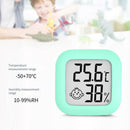 Mini Thermometer Digital LCD Temperature Humidity Meter Hygrometer (Green)