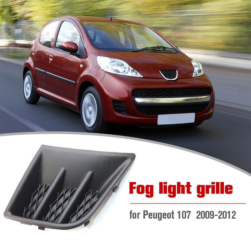 Car Fog Light Grille for Peugeot 107 09-12 Front Bumper Lamp Grill (Left)