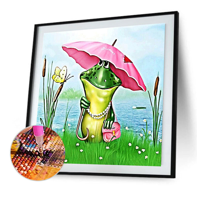 5D DIY Full Drill Diamond Painting Frog Cross Stitch Embroidery Mosaic Kit