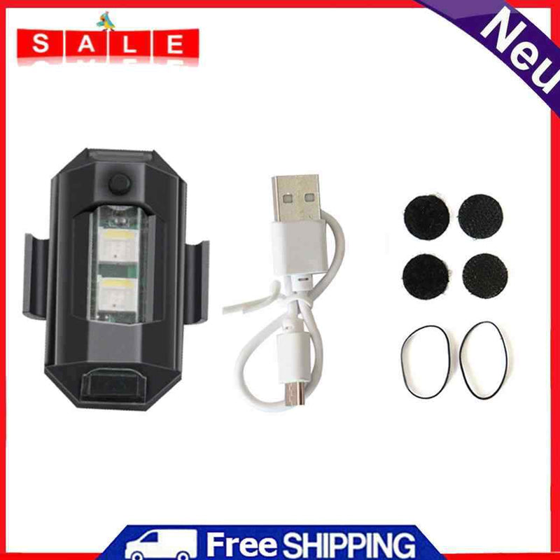 Waterproof LED Bicycle Taillight Rechargeable Bike Drone Lighting Warning Lights