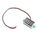 Portable Digital Voltmeter DC0-100V Red Light LED Panel Voltage Meter