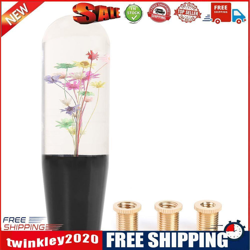 Bouquet Crystal Acrylic Gear Shift Knob Car Gear Shifter Lever Knob (15cm)