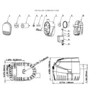 Electric Yacht Bilge Pump Marine Diaphragm Pump Water Pump Self Priming