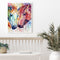 Hand Painted Oil Paint by Numbers DIY Horse Drawing Wall Hanging Decoration