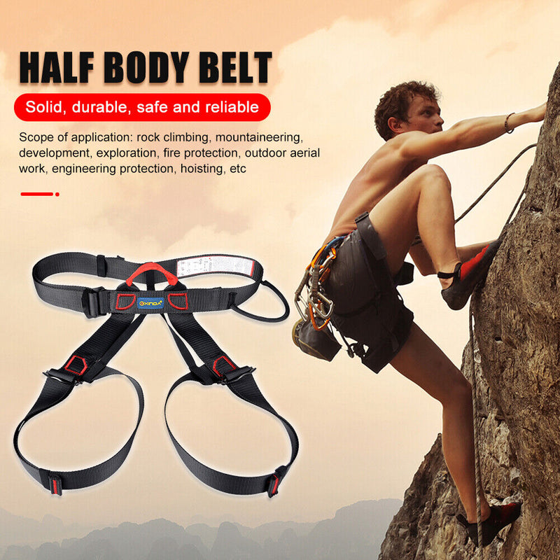 Rock Climbing Safety Belts Outdoor Survival Half Body Protective Harness Newly