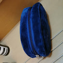 Simple Portable Finishing Bag Makeup Pouch Velvet Cosmetic Bag Storage Case