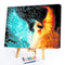 Art Canvas Oil Kit Drawing By Numbers Ice Fire Phoenix DIY Hand Painted Painting