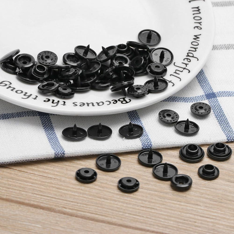 Akaddy 50pcs T5 Push Button Buttons Lock DIY Baby Clothing Push Button (Sc