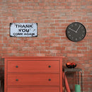 Wall Mounted Warning Metal Signs Retro Pub Bar Door Hanging Rectangle Iron Sheet