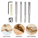 7x Barrel Trimmer Kit Pen Wood Mill Trimming System Cutting Head Sleeve Adapter