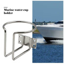Steel Boat Ring Cup Drink Holder Fit For Yacht Truck RV CamperN Car EW J7U2