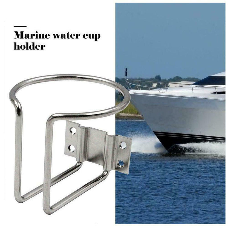 Steel Boat Ring Cup Drink Holder Fit For Yacht Truck RV CamperN Car EW J7U2