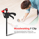 4 inch Woodworking Bar F Clamp Clip Grip Release DIY Carpentry Tool (1pc) Newly
