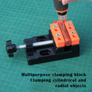 57mm Universal Table Sight Woodworking Tabletop Clamp Vice Tilts Table Bench Sight