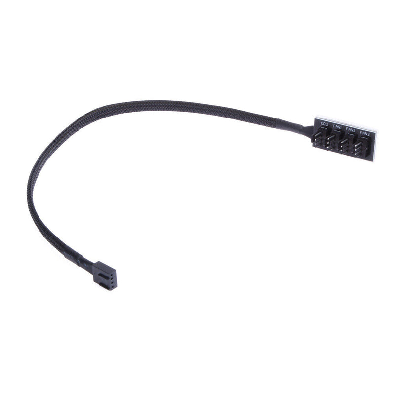 Host Fall PC Cooler Cooling Fan Power Cable 1 Female, 4 Male 4Pin Female