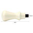 Retro Wax Sealing Stamp Wood Handle Customs Post Stamping Art Decor (White)