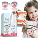 60ml Kids Toothpaste Foam Toothpaste Peach Flavor Teeth Whitening Stains L0A1