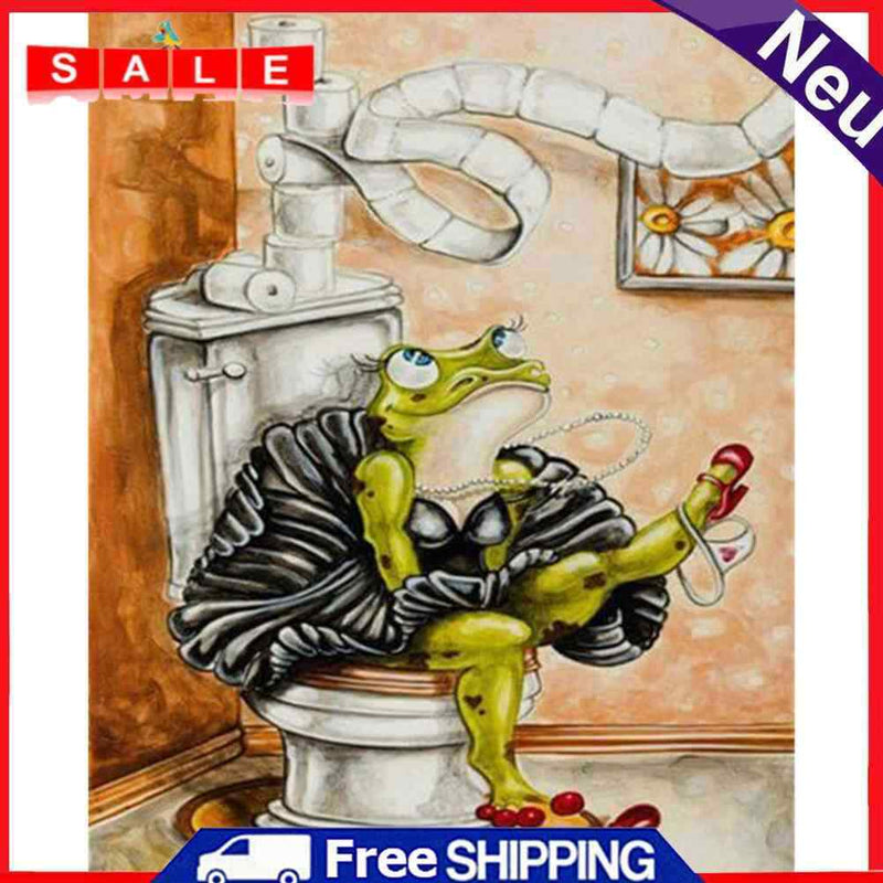 AISEN DIY 5D Diamond Complete Set Diamond Painting Frog Animals Cartoon Rhinestone K