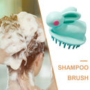 Silicone Head Scalp Massage Brush Shampoo Hair Washing Bath Comb (Green) Newly