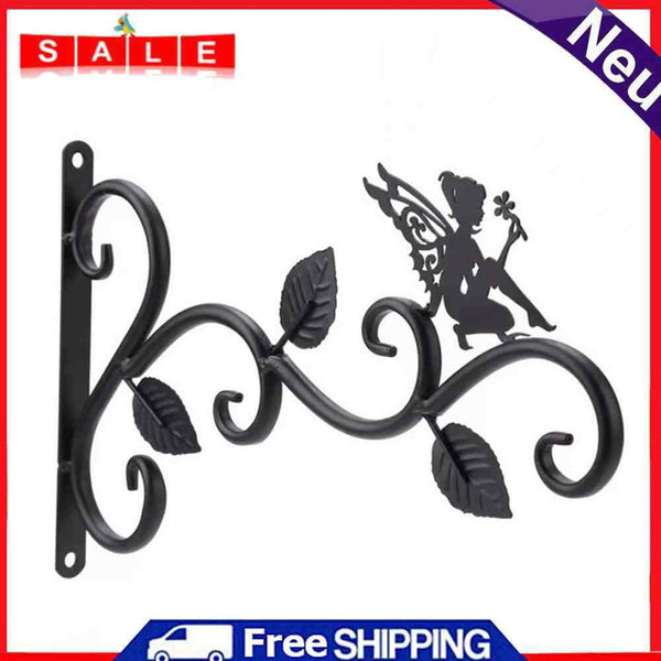 ERTGDS Flower Pot Basket Iron Wall Hook Garden Yard Balcony Decor