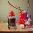 Retro Night Light LED Fireplace Battery USB Powered Christmas Party Ornaments