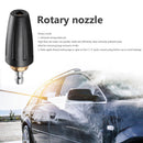High Pressure Water Spray Nozzle Rotary Turbo Sprinkler Valve Black (040) Newly