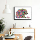 Partial Embroidery DIY Hedgehog Animal Pritned Canvas 11CT Needlework Sets