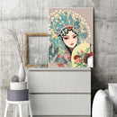 Chinese Opera DIY Diamond Painting Special Shaped 5D Handwork Wall Picture